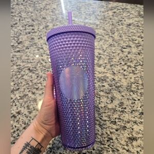 Starbucks 24 oz Lilac Ombre Studded Tumbler; 2023 holiday collection NWT